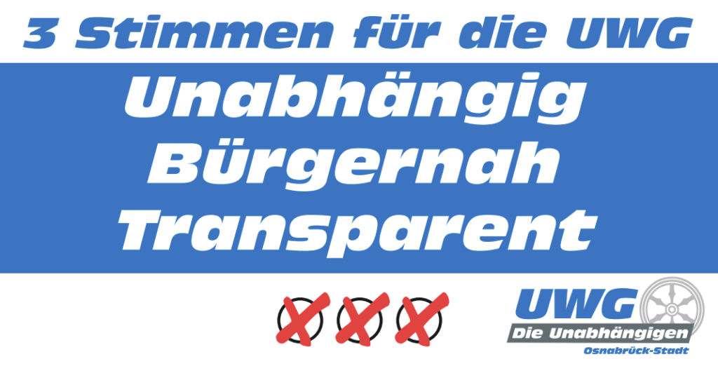 Unabhängig Bürgernah Transparent